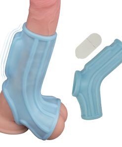Nasstoys Power Sleeve Sleek Fit Vibrating Penis Enhancer Blue