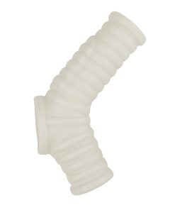 Alternative view of Nasstoys Power Sleeve Ribbed Fit Vibrating Penis Enhancer White