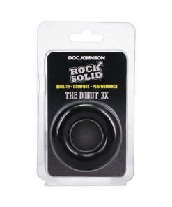Rock Solid The Donut 3X Cock Ring Black