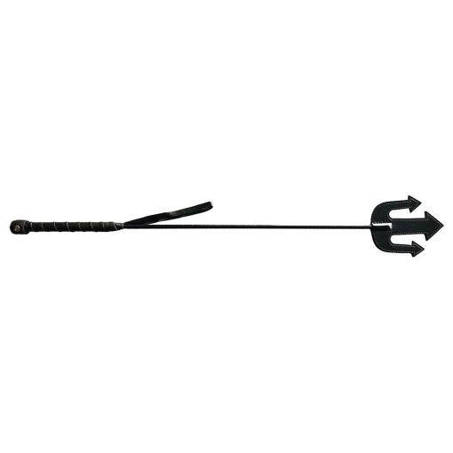 Rouge Leather Devil Riding Crop Black - Image 3