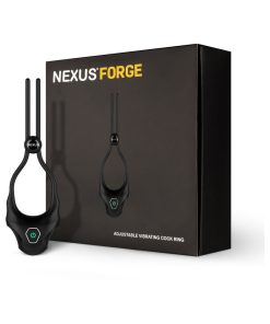 Nexus Forge Adjustable Vibrating Cock Ring Black