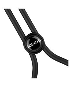 Nexus Forge Adjustable Vibrating Cock Ring Black
