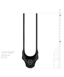 Nexus Forge Adjustable Vibrating Cock Ring Black