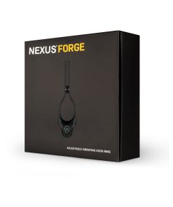 Nexus Forge Adjustable Vibrating Cock Ring Black