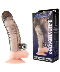 Blue Line 5.25 In. Vibrating Penis Enhancing Sleeve Extension