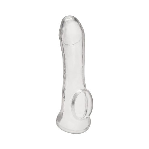 Blue Line 6.25 In. Transparent Penis Enhancing Sleeve Extension - Image 3