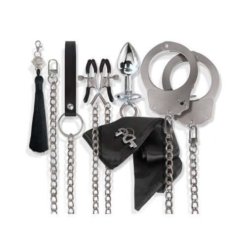 Nixie Metal Bondage 8-Piece Kit Silver - Image 9