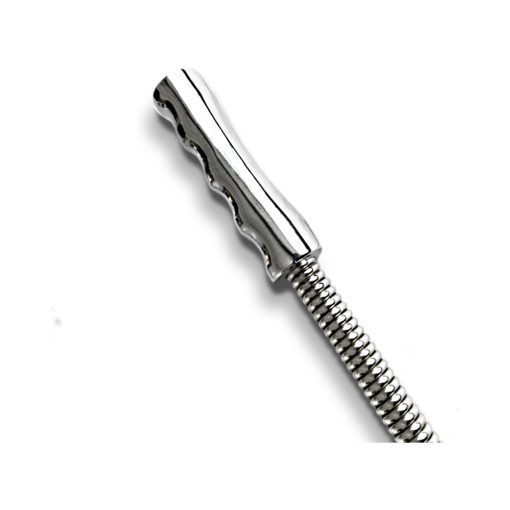 Nixie Metal Riding Crop Flaming Heart - Image 3