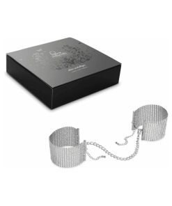 Bijoux Indiscrets Desir Metallique Mesh Handcuffs Silver