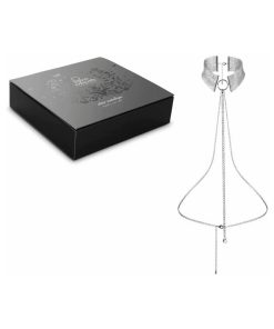 Bijoux Indiscrets Desir Metallique Mesh Collar Silver