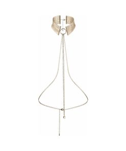 Bijoux Indiscrets Desir Metallique Mesh Collar Gold
