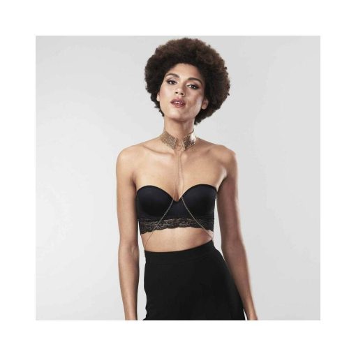 Bijoux Indiscrets Desir Metallique Mesh Collar Gold - Image 3