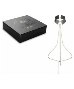 Bijoux Indiscrets Desir Metallique Mesh Collar Black