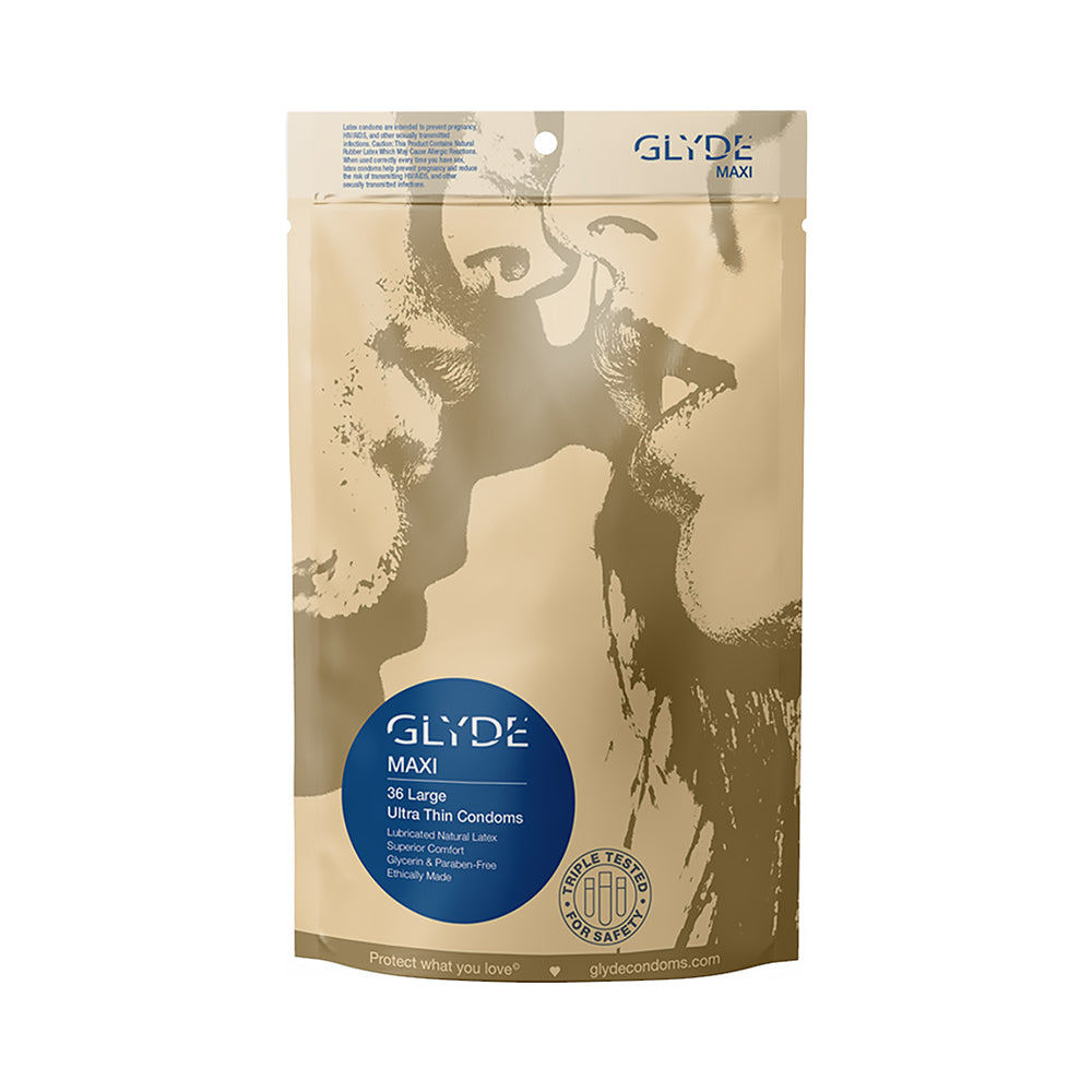 Glyde Maxi Latex Condoms 36-Pack 1 Glyde Maxi Latex Condoms 36-Pack