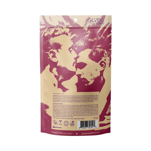 Glyde Slimfit Latex Condoms 36-Pack – Snug Fit Vegan Condoms - Image 4