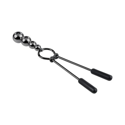 Selopa Beaded Nipple Clamps Stainless Steel Black Chrome - Image 5