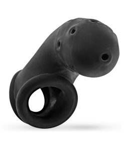 Oxballs Airlock Air-Lite Vented Chastity Black Ice