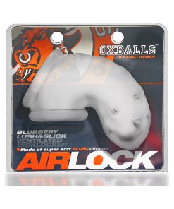 Oxballs Airlock Air-Lite Vented Chastity Clear Ice