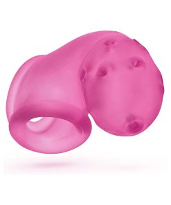 Oxballs Airlock Air-Lite Vented Chastity Pink Ice