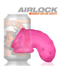 Oxballs Airlock Air-Lite Vented Chastity Pink Ice