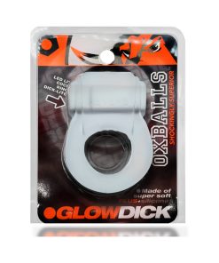 Oxballs Glowdick Cockring With Led Clear Ice