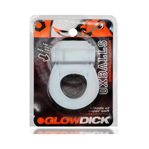 Oxballs Glowdick Cockring With Led Clear Ice - Image 2