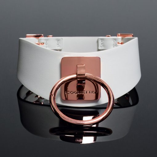 Coquette Pleasure Collection Choker White - Image 2