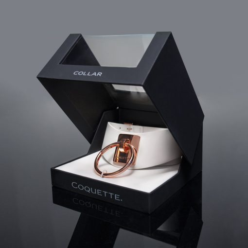 Coquette Pleasure Collection Choker White - Image 4