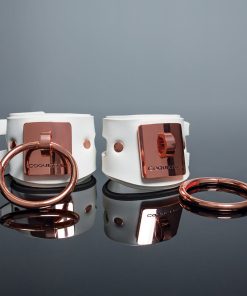 Coquette Pleasure Collection Cuffs White 11 Coquette Pleasure Collection Cuffs White