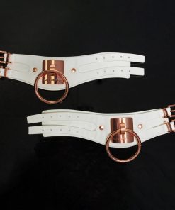 Coquette Pleasure Collection Cuffs White 12 Coquette Pleasure Collection Cuffs White