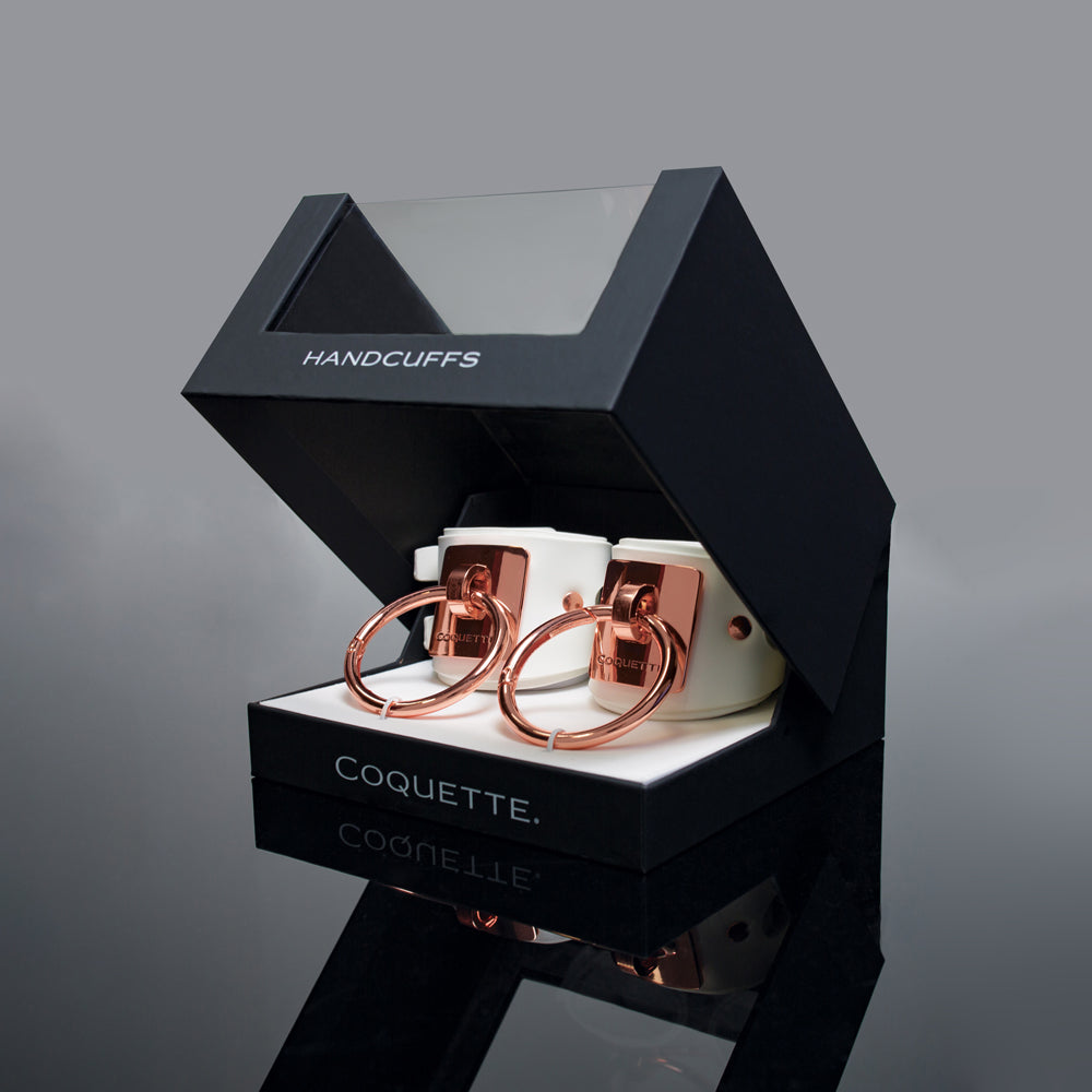 Coquette Pleasure Collection Cuffs White 7 Coquette Pleasure Collection Cuffs White - Image 7