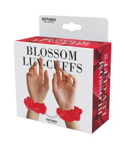 Blossom Luv Cuffs Flower Hand Cuffs Red