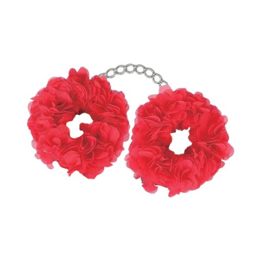Blossom Luv Cuffs Flower Hand Cuffs Red - Image 2
