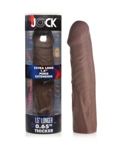 Jock Extra Long Penis Extension Sleeve 1.5 In. Dark