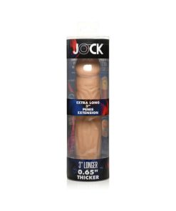Jock Extra Long Penis Extension Sleeve 3 In. Light