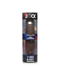 Jock Extra Long Penis Extension Sleeve 3 In. Dark