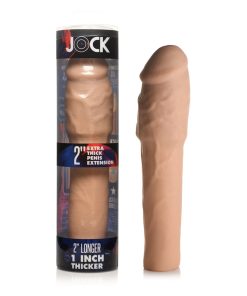 Jock Extra Thick Penis Extension Sleeve 2 In. Light