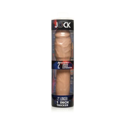 Jock Extra Thick Penis Extension Sleeve 2 In. Light - Image 7