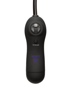 Merci Swell Auto Vibrating Nipple Sucker Cups Black