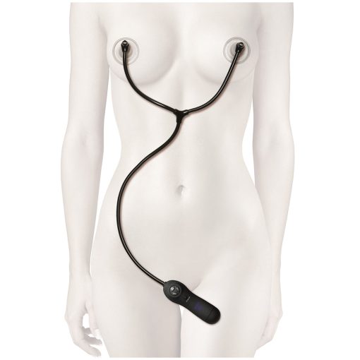 Merci Swell Auto Vibrating Nipple Sucker Cups Black - Image 5