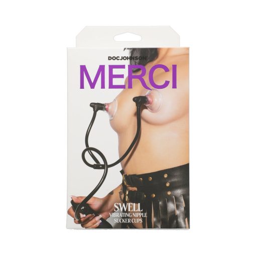 Merci Swell Auto Vibrating Nipple Sucker Cups Black - Image 6