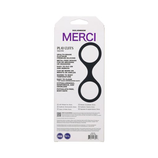 Merci Play Cuffs Black - Image 4