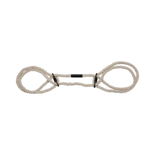 Merci Restrain 6Mm Hemp Wrist Or Ankle Cuffs Natural - Image 5