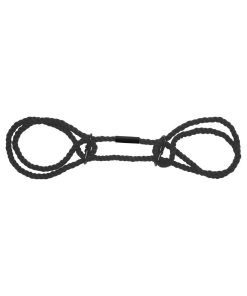 Merci Restrain 6Mm Hemp Wrist Or Ankle Cuffs Black