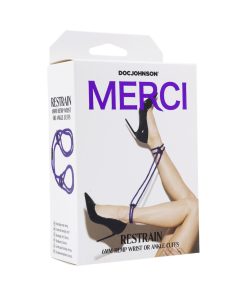 Merci Restrain 6Mm Hemp Wrist Or Ankle Cuffs Violet