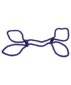 Merci Restrain 6Mm Hemp Wrist Or Ankle Cuffs Violet
