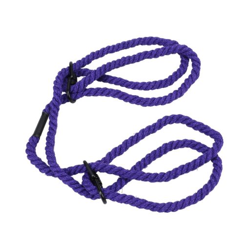 Merci Restrain 6Mm Hemp Wrist Or Ankle Cuffs Violet - Image 5