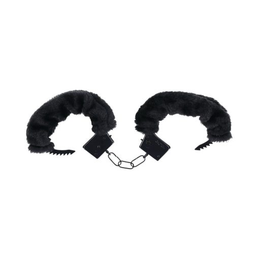 Merci Fluff Cuffs Black - Image 3