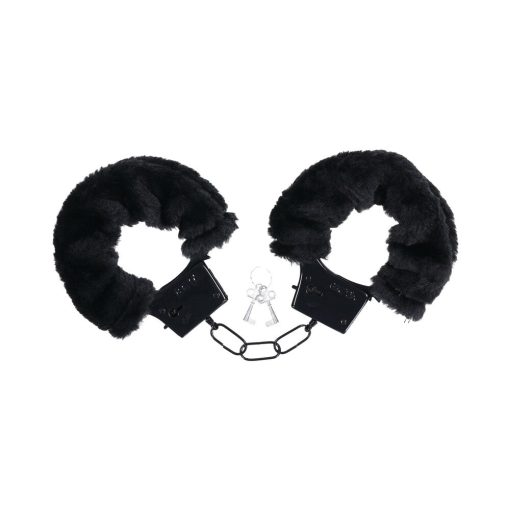 Merci Fluff Cuffs Black - Image 4