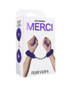 Merci Fluff Cuffs Violet